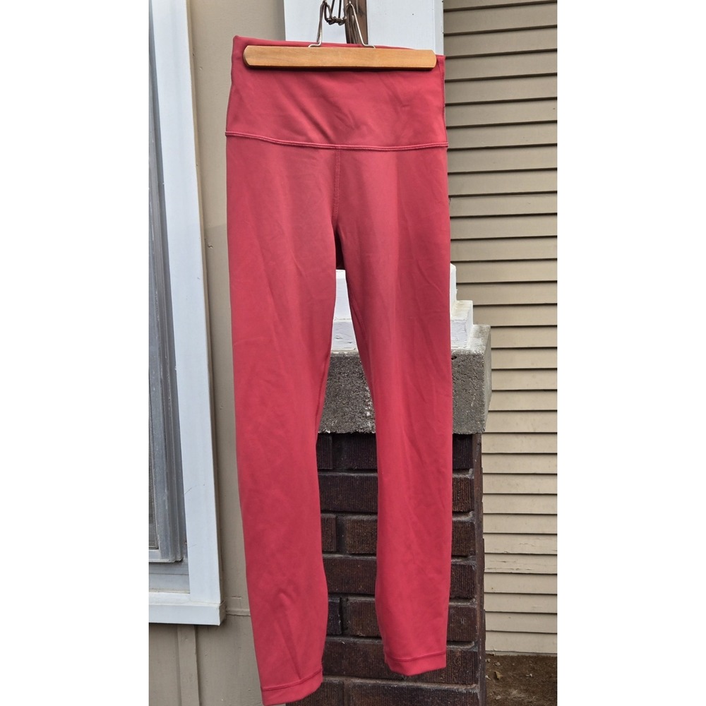 Lululemon Align High Rise Pant Legging Rose Pink Size 4 Nulu Leggings EUC